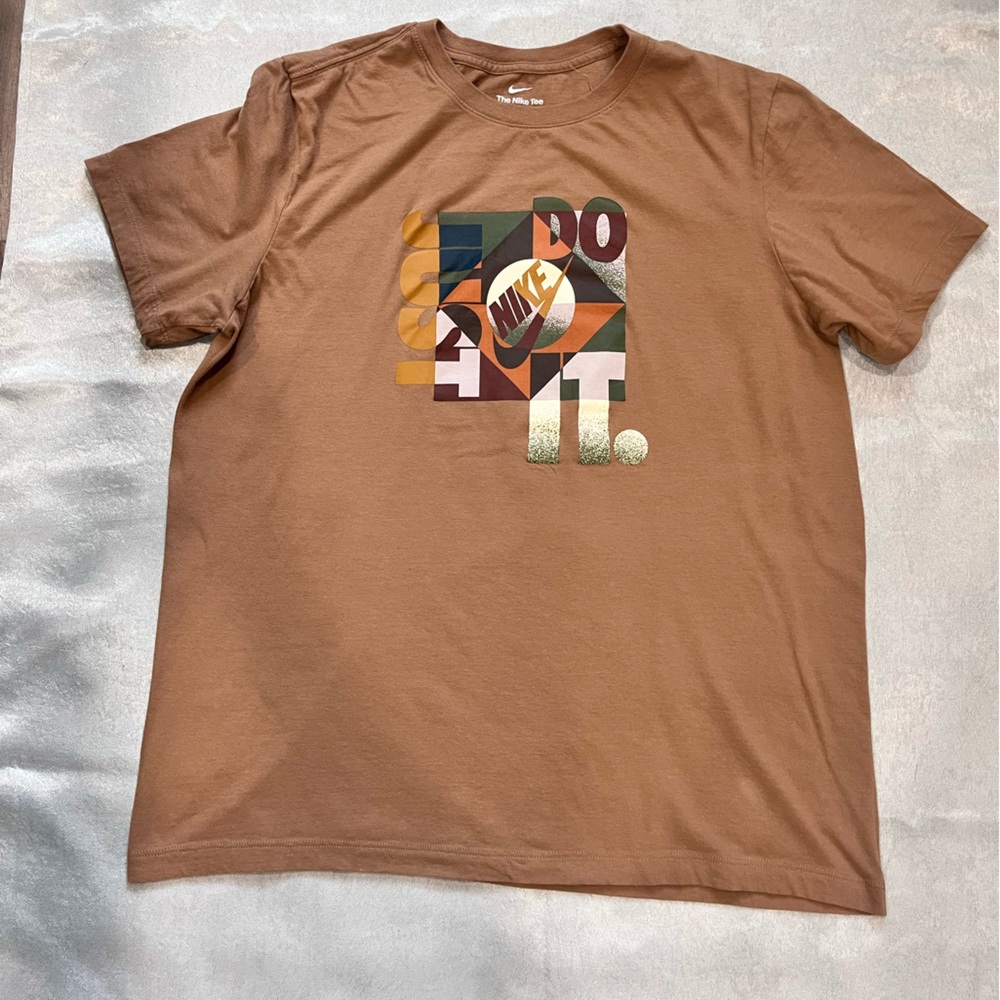Tan Adult Unisex Nike Tee